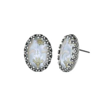 White - Chinoiserie - Konplott earrings