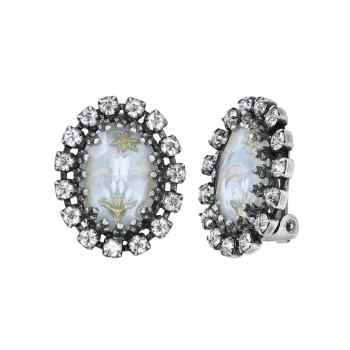 White - Chinoiserie - Konplott earrings clips