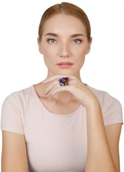 Braun/lila - Straight to Las Vegas - Ring von Konplott