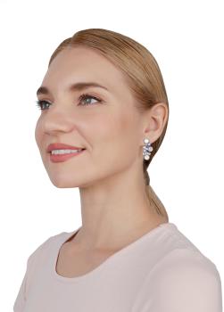 Preview: Weiß - Water Cascade Ohrringe von Konplott