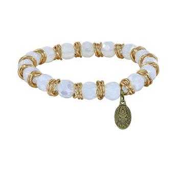 Weiß - Festival - Armband von Konplott