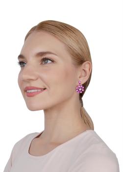 Preview: Pink - Twisted Blossom - Ohrringe von Konplott