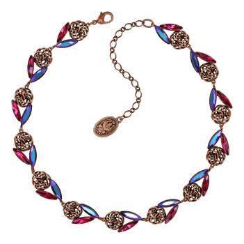 Dark Rose - Navetted Knots - Halskette von Konplott