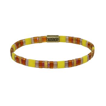 Braun/gelb - Tilala - Armband Konplott