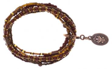 Petit Glamour d'Afrique brown - Bracelet Konplott