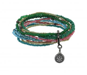 green/pink Petit Glamour d'Afrique - Bracelet Konplott