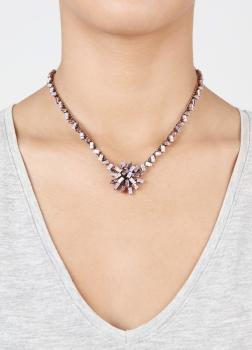 Seduction Pink - Jumping Baguette - Halskette von Konplott