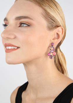 Pink/lila - Shopping Drops - Ohrringe von Konplott