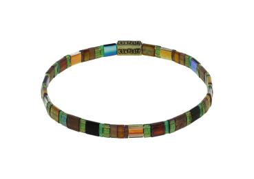 Braun/grün - Tilala - Armband Konplott