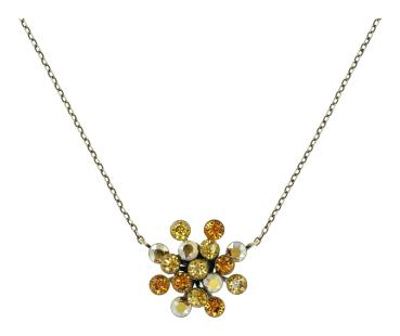 Yellow - Magic Fireball Necklace Konplott