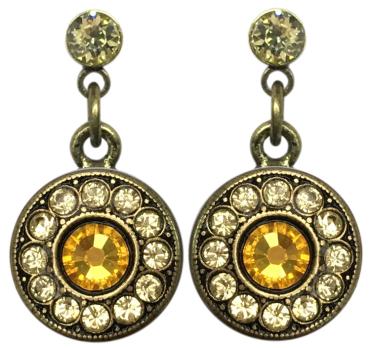 Yellow - Spell on you earrings (dangling) - Konplott