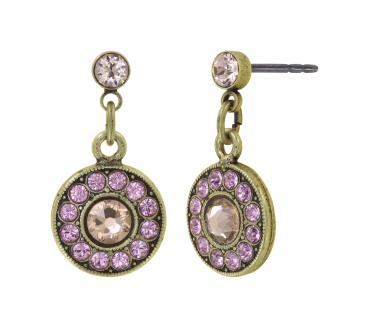Pink - Spell on you earrings (dangling) - Konplott