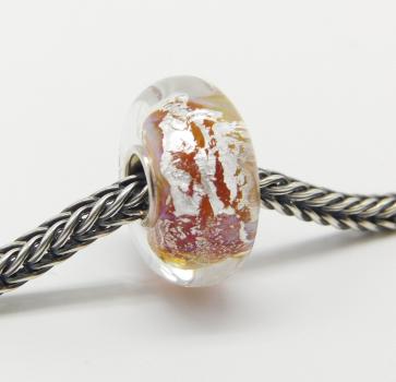 Halo Earthbead Snow - Elfbeads Glas - Originalfoto