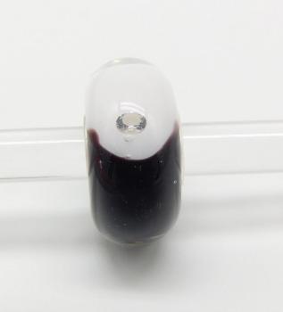 Ying Yang mit Glitzerstein