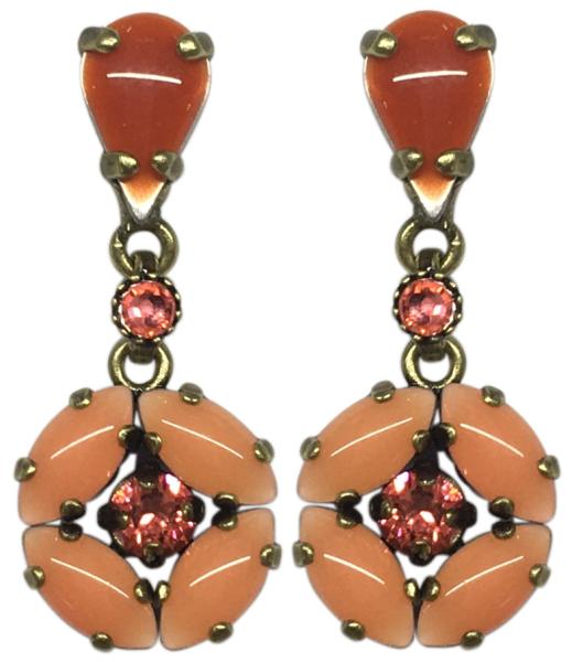 Vichy coralline - Konplott earrings