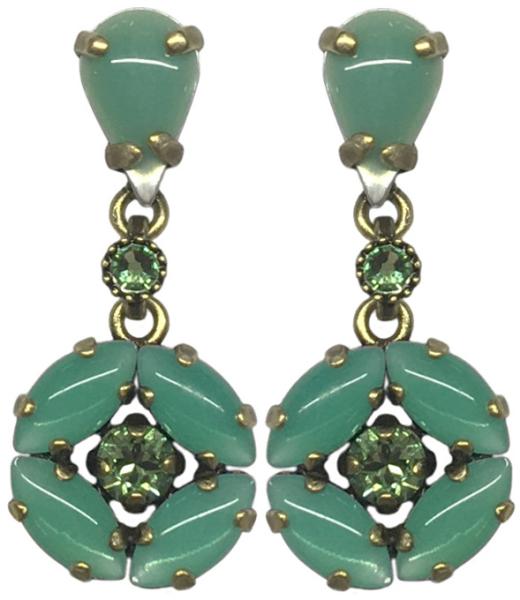Vichy green - Konplott earrings