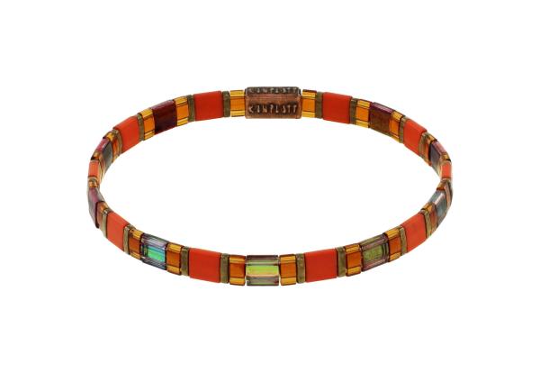 Braun/orange - Tilala - Armband Konplott