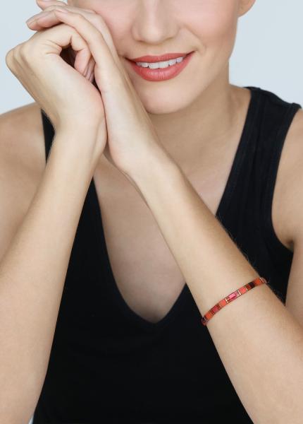 Braun/orange - Tilala - Armband Konplott