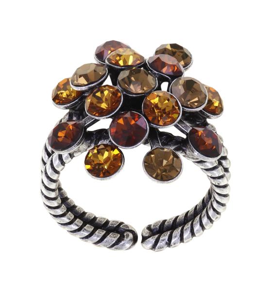 Dark brown - Magic Fireball ring Konplott