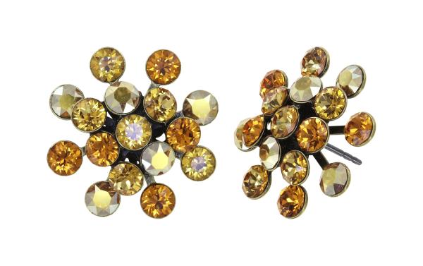Yellow - Magic Fireball - Konplott earrings
