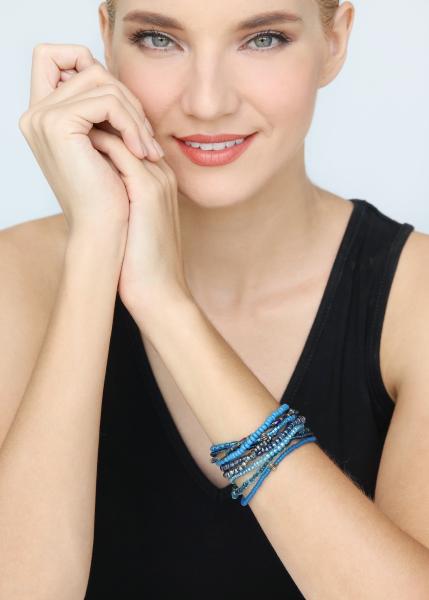 Blau - Petit Glamour d'Afrique Armband von Konplott