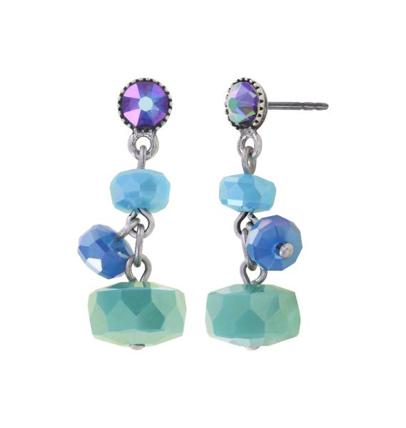 Jelly Flow blue - Konplott earrings