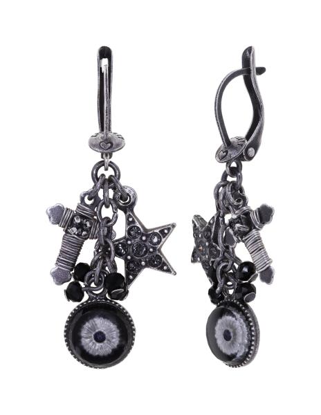 Black - Love Hope and Destiny - Konplott earrings