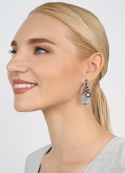 Black - Love Hope and Destiny - Konplott earrings
