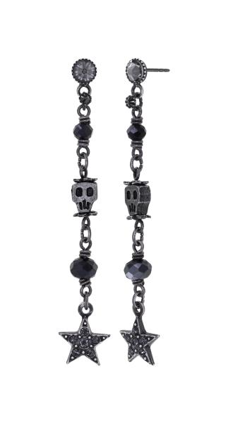 Black - Love Hope and Destiny - Konplott earrings