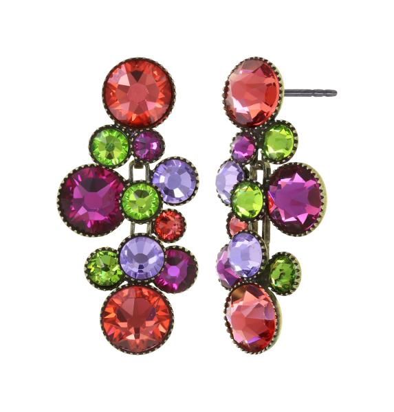 Multi - Water Cascade earrings - Konplott