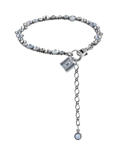 White - Water Cascade bracelet - Konplott