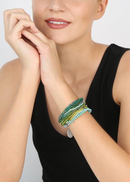 Grün - Petit Glamour d'Afrique Armband von Konplott