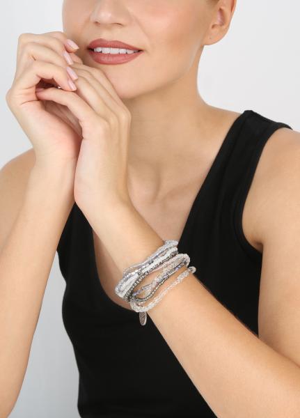 Weiß - Petit Glamour d'Afrique Armband von Konplott