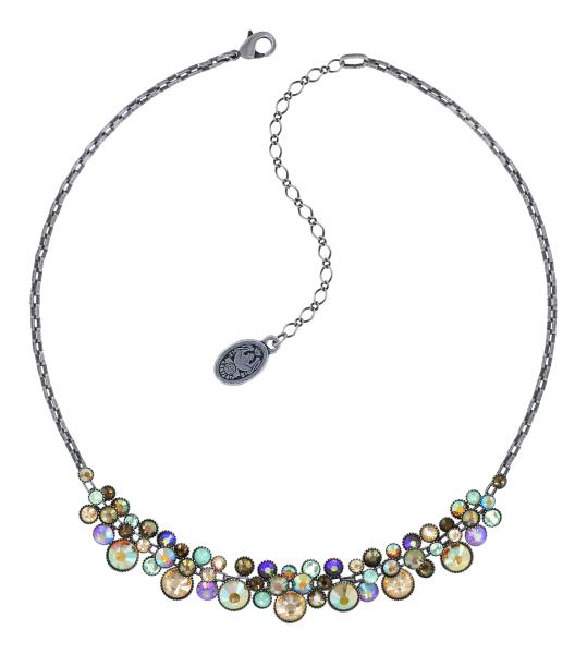 Brown/green - Water Cascade necklace - Konplott