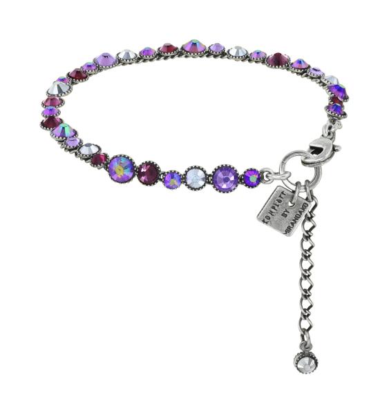 red/lila - Water Cascade bracelet - Konplott