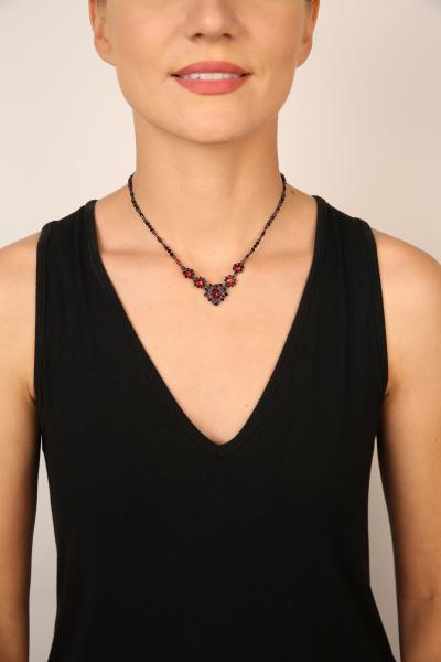 black/read - Heart Beat - Konplott necklace