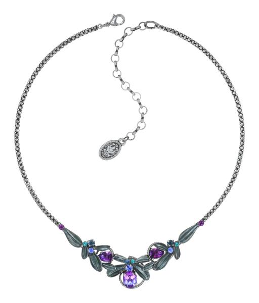 Blue/purple  - Ice Forest - Konplott necklace