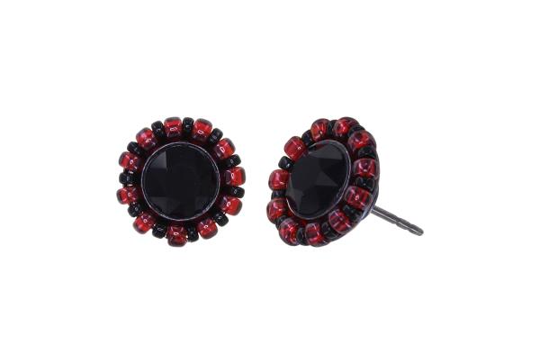 black/read - Heart Beat - Konplott earrings