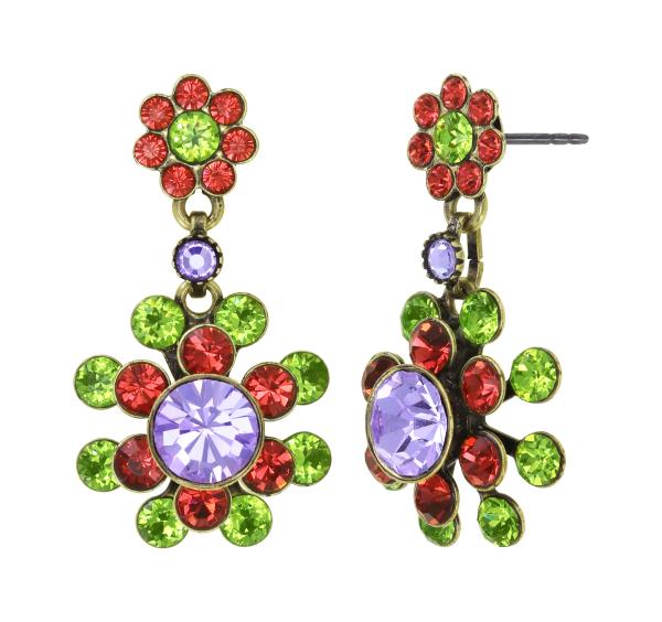 Multi Lost Garden - earrings Konplott