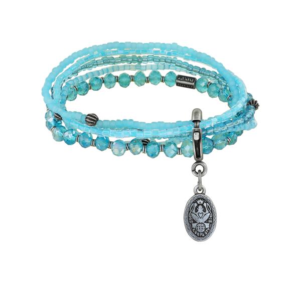 Blue - Petit Glamour d'Afrique - Bracelet Konplott