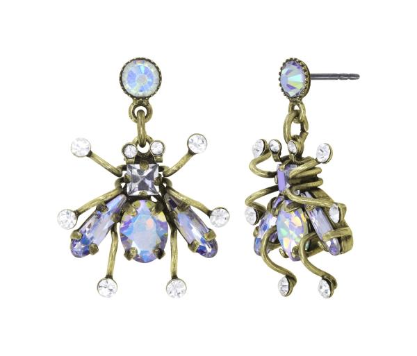 White - Clubbing Bugs - Konplott earrings