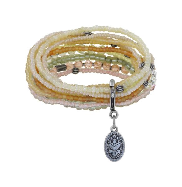 Gelb - Petit Glamour d'Afrique - Armband von Konplott