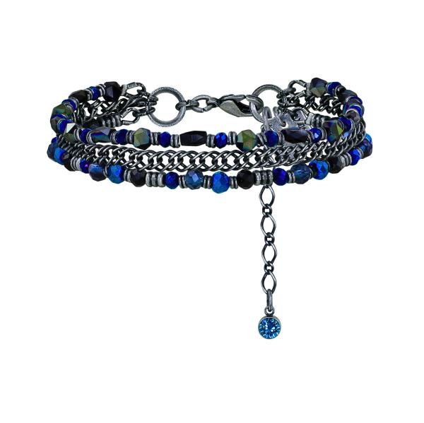 Black/blue - Soft Temptations - Konplott bracelet