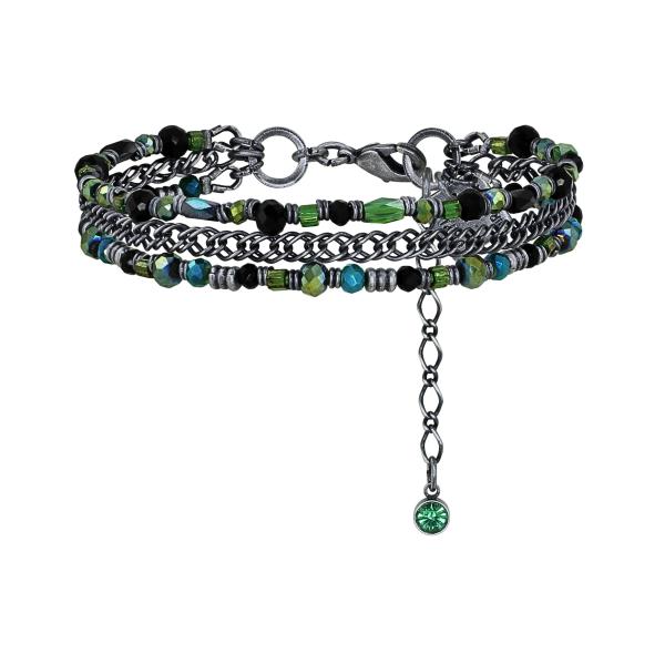 Black/green - Soft Temptations - Konplott bracelet