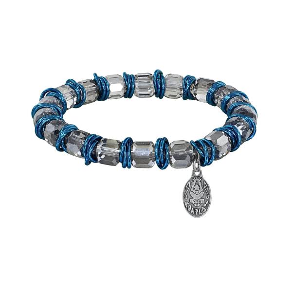 Blue/grey - Festival -  Konplott bracelet