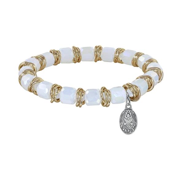 White - Festival -  Konplott bracelet