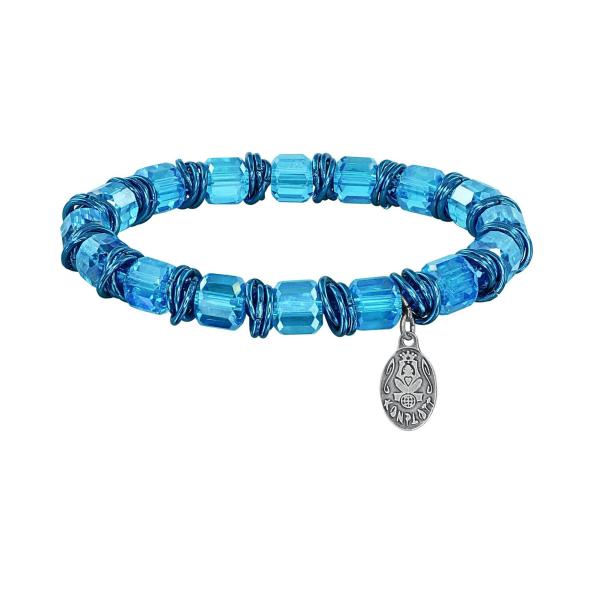 Hellblau - Festival - Armband von Konplott