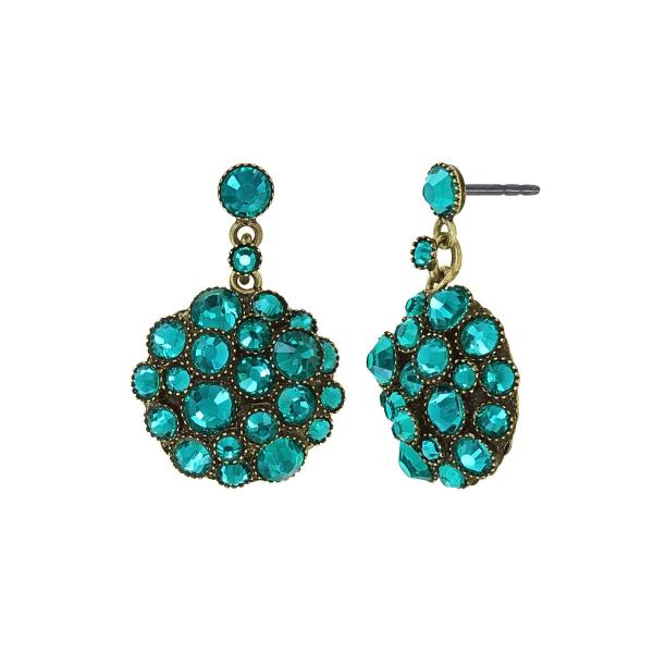 Green -  Meteor - Konplott earrings