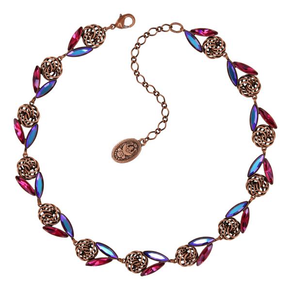 Dark Rose - Navetted Knots - Halskette von Konplott