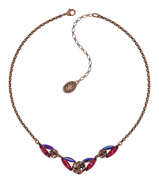 Dark Rose - Navetted Knots - Konplott necklace